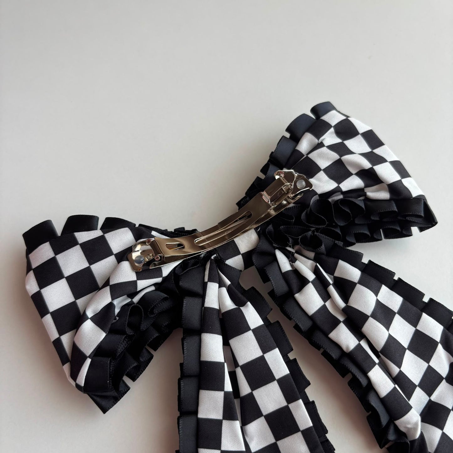 Racing Bow Hair Clip