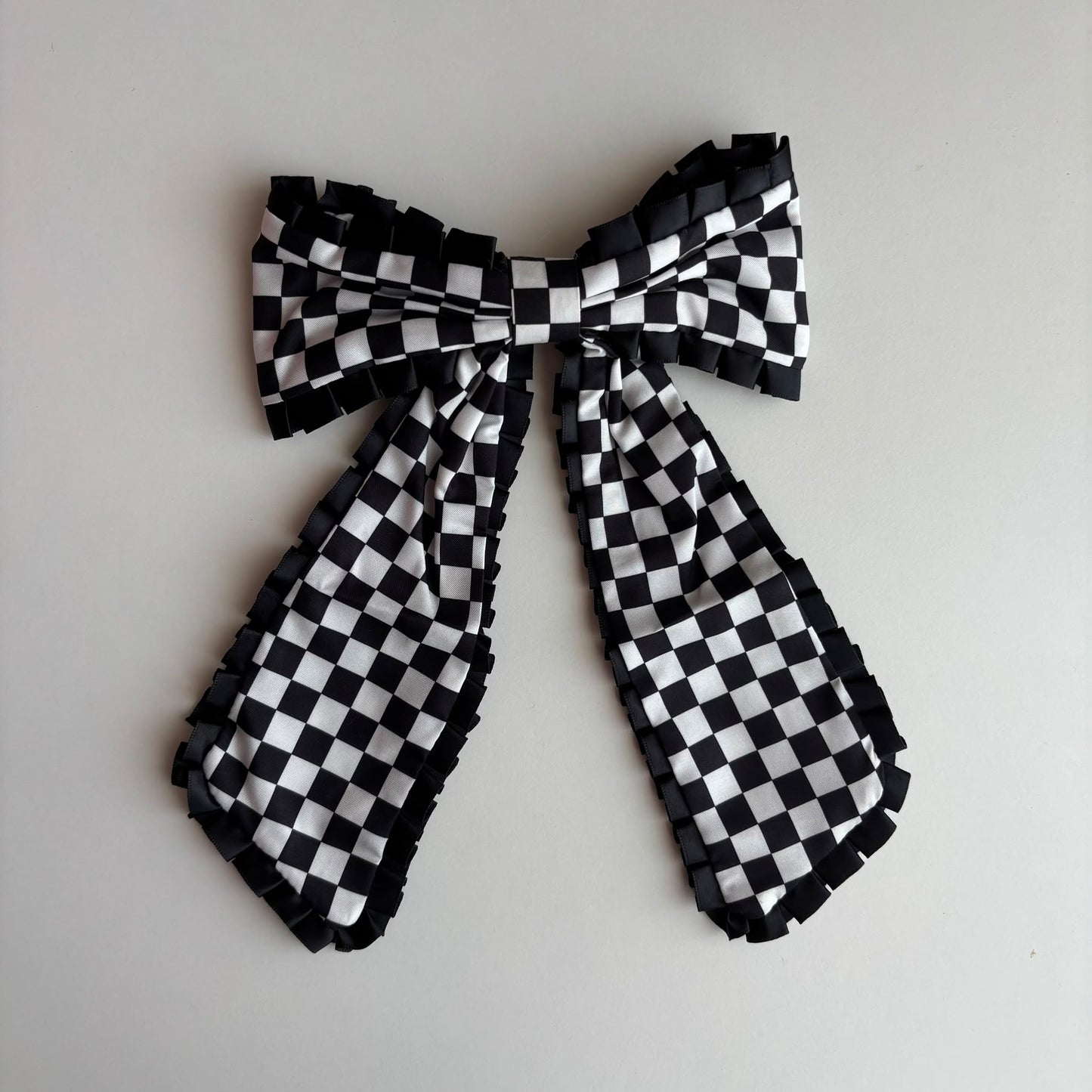 Racing Bow Hair Clip